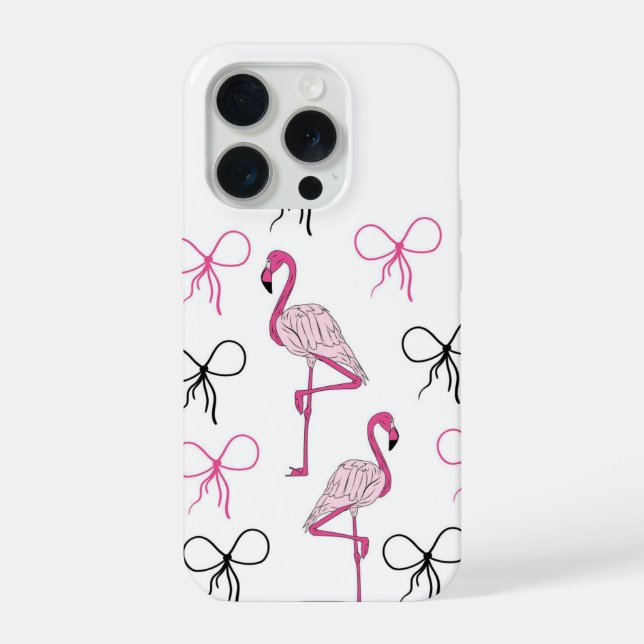 Cute Flamingo  iPhone Case (Back)