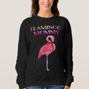 Cute Flamingo Mommy Awesome Christmas T Sweatshirt