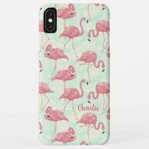 Cute Flamingo pattern custom name phone cases