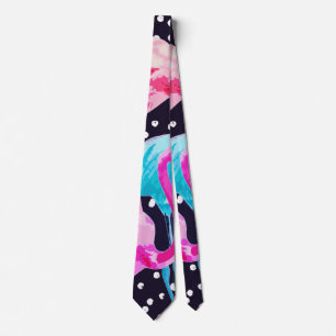 Cute Flamingo Pattern Tie