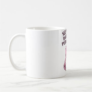 Cute Flamingo See From A Different Perspective Coffee Mug