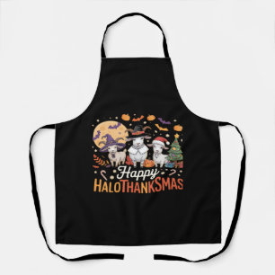 Cute Flamingo Thanksgiving I'm Not a Turkey! Funny Apron