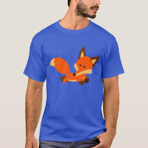 Cute Fleet Cartoon Fox T-Shirt