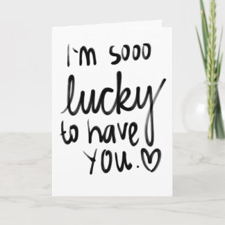 CUTE **FLIRTING CARD** FOR ANY DAY & ANY TIME CARD