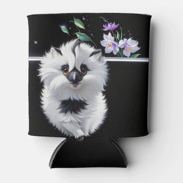 Cute Floof Can Cooler (Front)