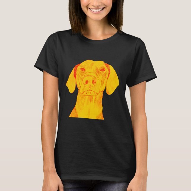 Cute Floppy Doberman Time T-Shirt (Front)