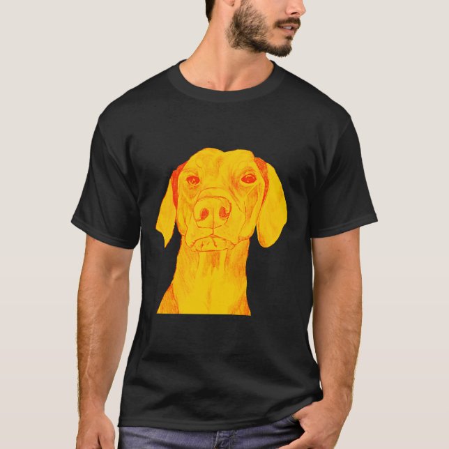 Cute Floppy Doberman Time T-Shirt (Front)