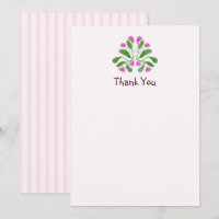 Cute Floral Art Nouveau Pink Baby Shower