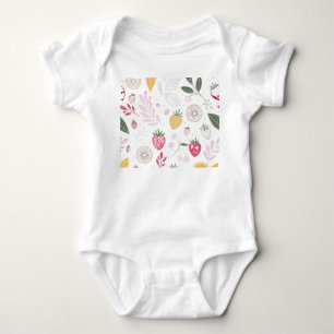 “Cute Floral Baby Bodysuit” Bodysuit