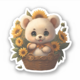 Cute Floral Bear