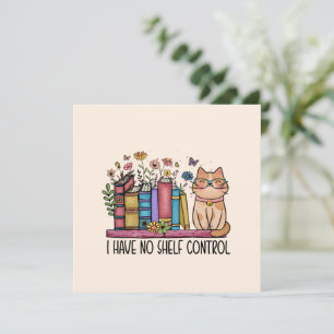 Cute Floral Books and Cat
