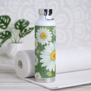 Cute Floral Daisies Water Bottle