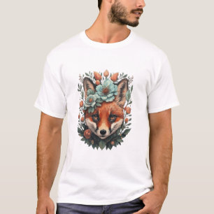 Cute floral fox T-Shirt
