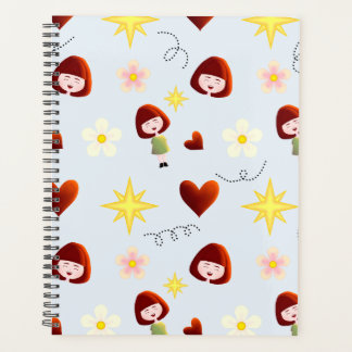 Cute Floral Girl Planner