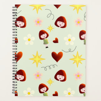 Cute Floral Girl Planner