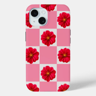 Cute floral girly design  iPhone 15 case