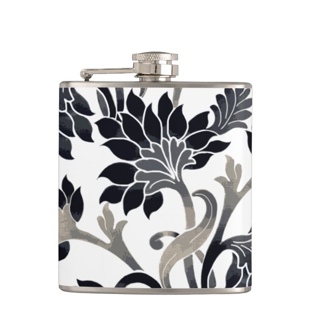 Cute Floral Hip Flask (Front)