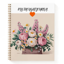 Cute Floral Journal