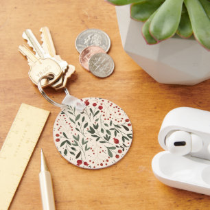 Cute Floral Keychain
