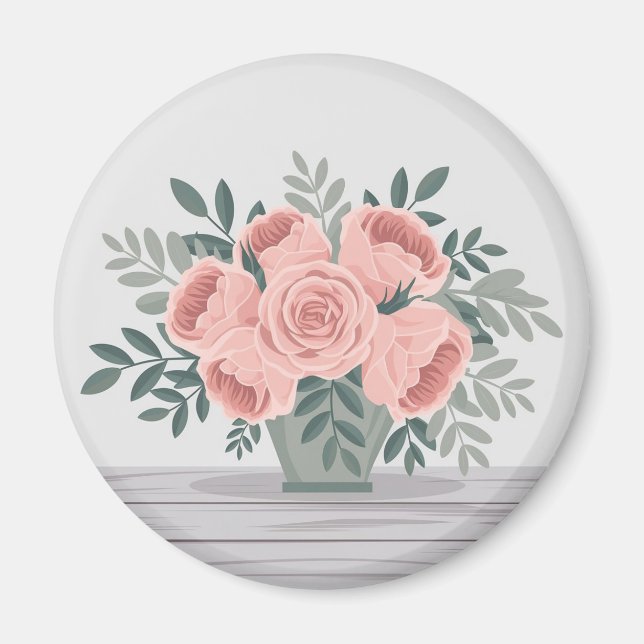 Cute floral magnet (Front)