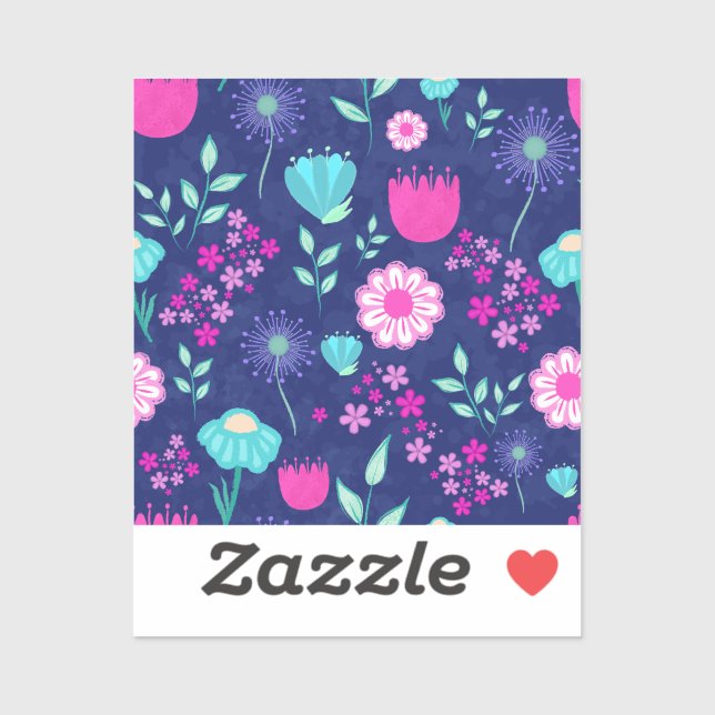 Cute floral pattern background (Sheet)