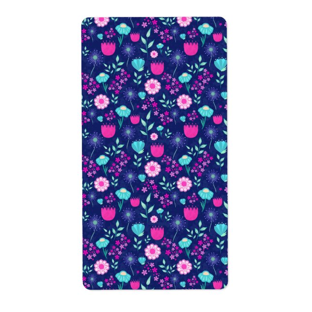 Cute floral pattern background (Front)