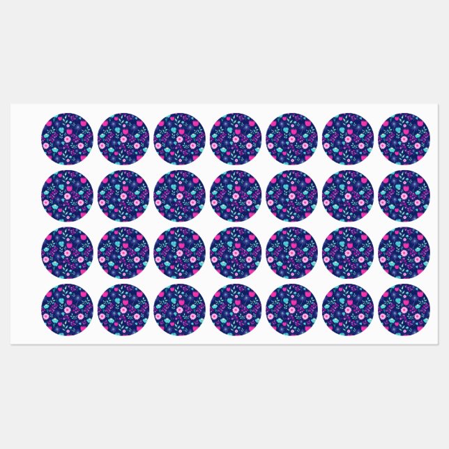 Cute floral pattern background (Sheet)