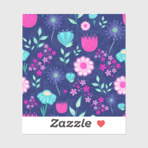 Cute floral pattern background