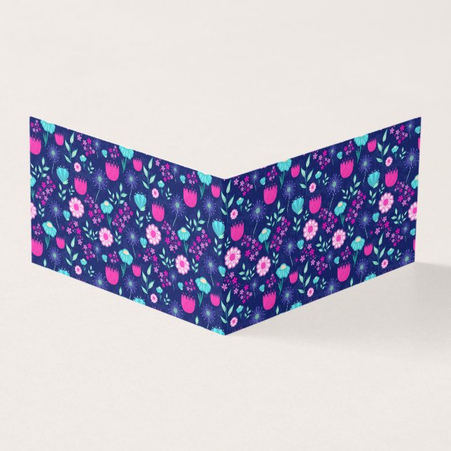 Cute floral pattern background (Outside)