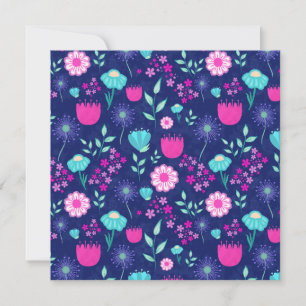 Cute floral pattern background
