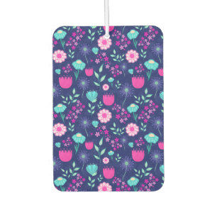 Cute floral pattern background car air freshener