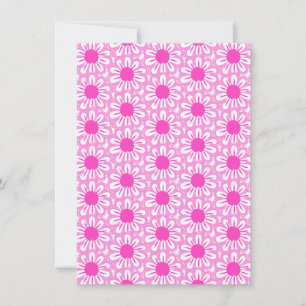 Cute floral pattern background card