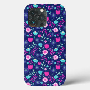 Cute floral pattern background iPhone 13 pro case
