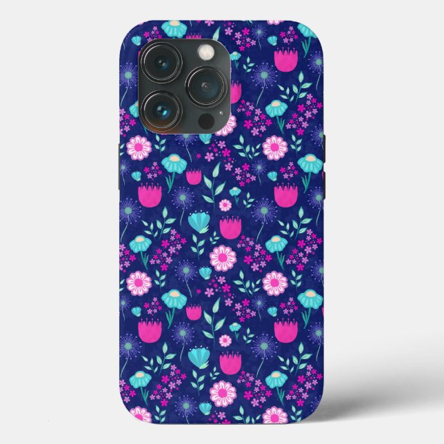 Cute floral pattern background Case-Mate iPhone case (Back)