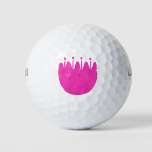 Cute floral pattern background golf balls