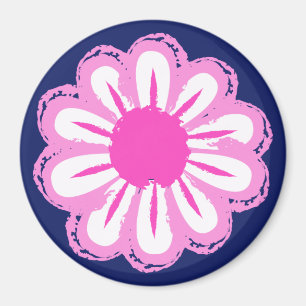 Cute floral pattern background magnet