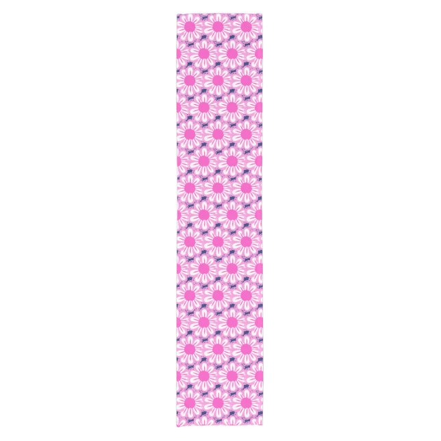 Cute floral pattern background short table runner (Front)