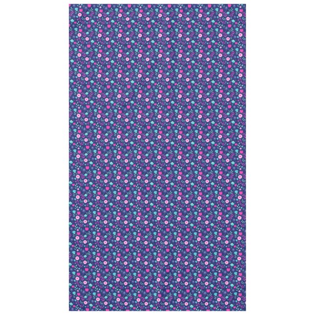 Cute floral pattern background tablecloth (Front)