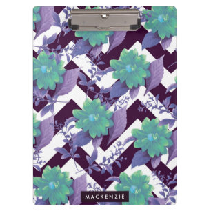 Cute Floral Pattern Clipboard