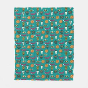 Cute Floral Pattern Fleece Blanket