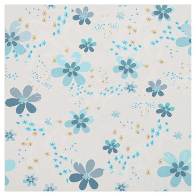 Cute floral pattern , flowers fabric (Swatch)