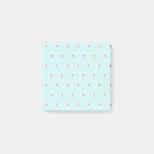 Cute floral Pattern light teal Post-it Notes