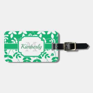 Cute Floral Pattern Luggage Tag