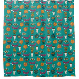 Cute Floral Pattern Shower Curtain