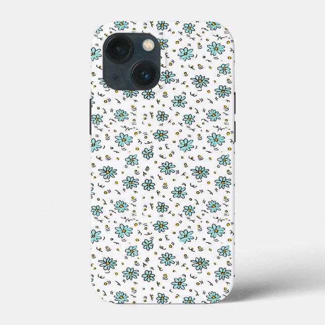 Cute Floral Patterns Case-Mate Tough Apple iPhone  Case (Back)