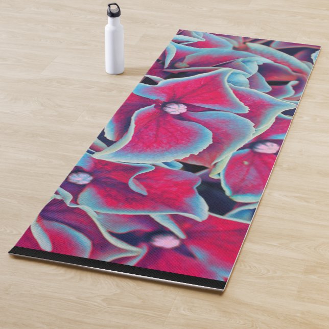 Cute Floral Print Exercise Yoga Mat (In Situ)