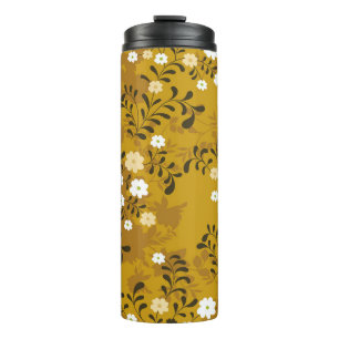 Cute floral seamless pattern on musterabstract,art thermal tumbler