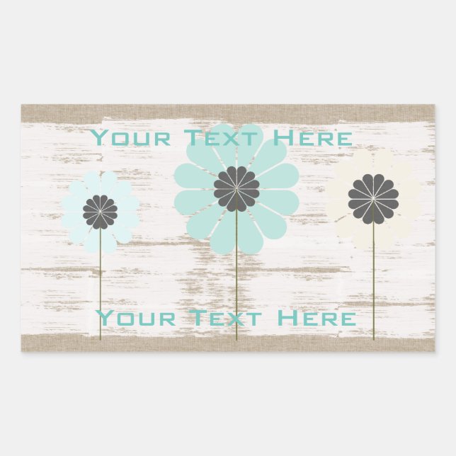 Cute Floral Sticker (Front)