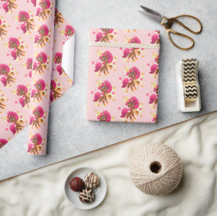 Cute floral unicorn Wrapping Paper