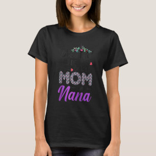 Cute Floral Women Blessed To Be Called Mum And Nan T-Shirt